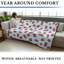Couverture Pure Country Weavers Bleu Orange Pebble - Tapisserie abstraite tissée en coton - Fabriquée aux États-Unis (72x54)-115129017
