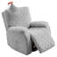 Housse pour fauteuil inclinable 4 pièces, housse élastique pour fauteuil inclinable avec poche, fond extensible et attaches-1708715544