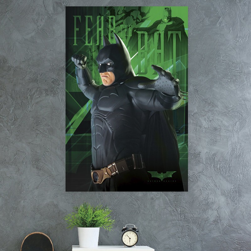 Impression sur papier de crainte batman