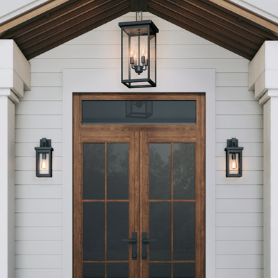 Luminaire suspendu d'extérieur 4 lumières 11 po Osakis
