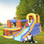 Jeu gonflable 9 'x 7' avec glissade d'eau