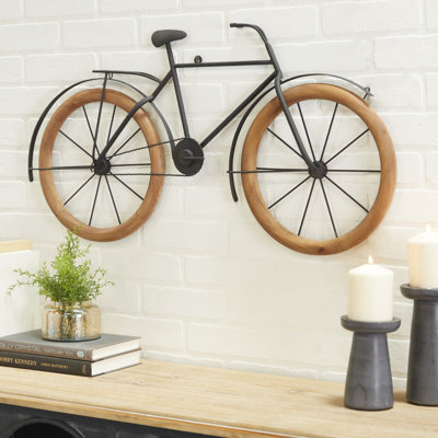 Décoration murale vélo traditionnel