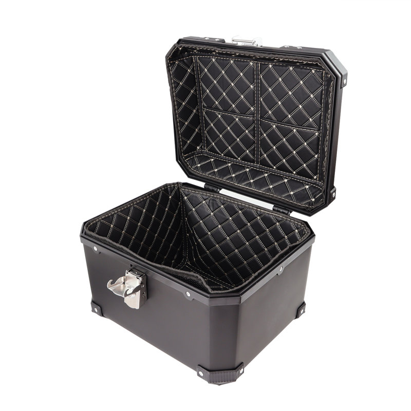 Waterproof Scooter Universal Travel Luggage Storage Toolbox, Black