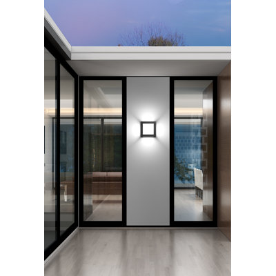 LED Outdoor Armed Sconce