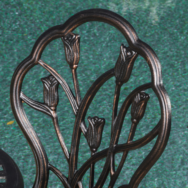 Cast 3Pc Bistro Set, Copper