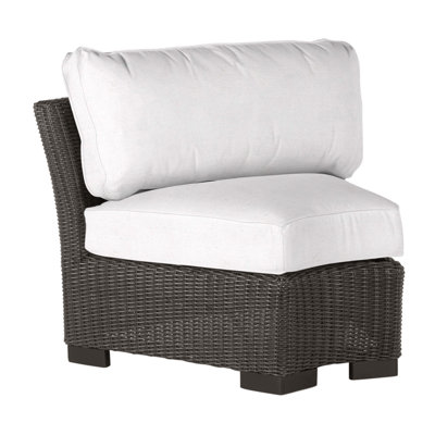 Fauteuil club tissé avec coussins Club