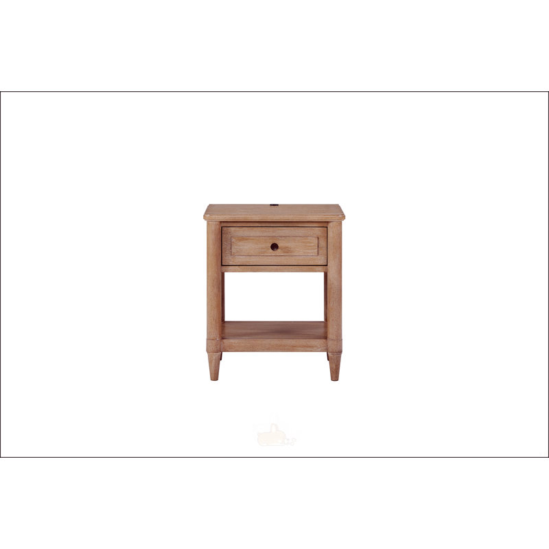 Petite table de chevet Mindi Veneer, Sable