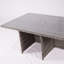 Grande table de salle à manger rectangulaire en osier PE avec trou pour parasol - convient à 6 chaises + 4 repose-pieds, structure en aluminium, plateau en verre-587902190
