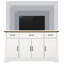 Grande armoire-buffet 55 po avec tablettes et portes, table basse de cuisine moderne en bois-65254412