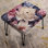 Pink And Purple Farmhouse Floral Pattern - Floral Rectangle Ottoman