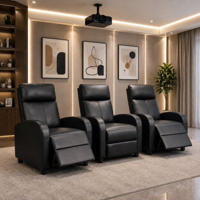 Faux Leather Recliner