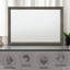 Miroir à finition chêne gris