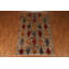 Tapis brun en laine berbère marocain fait à la main 6 x 9