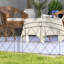Alouette 61cm H x 366cm W Metal Fence Panels Included