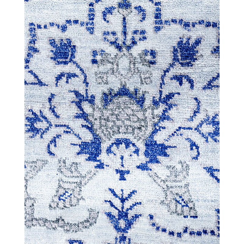 Overdyed One-of-a-Kind 9' 0" X 12' 4" Hand Knotted Area Rug
