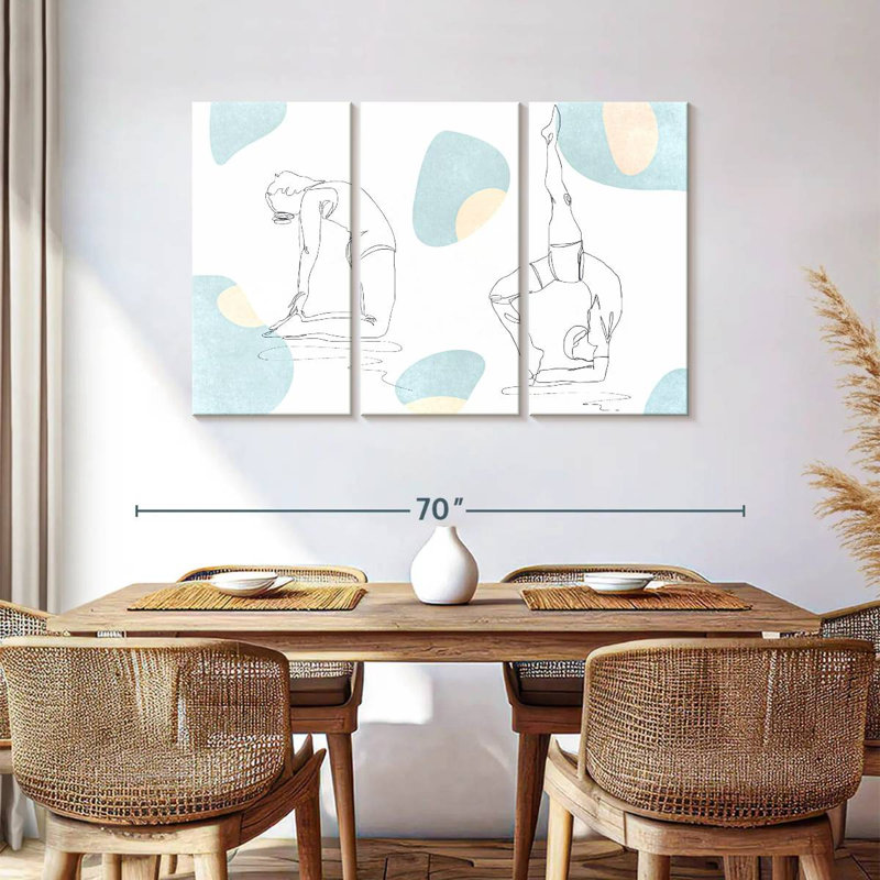 Sireci Challenging Yoga Poses, 36" H x 57" W