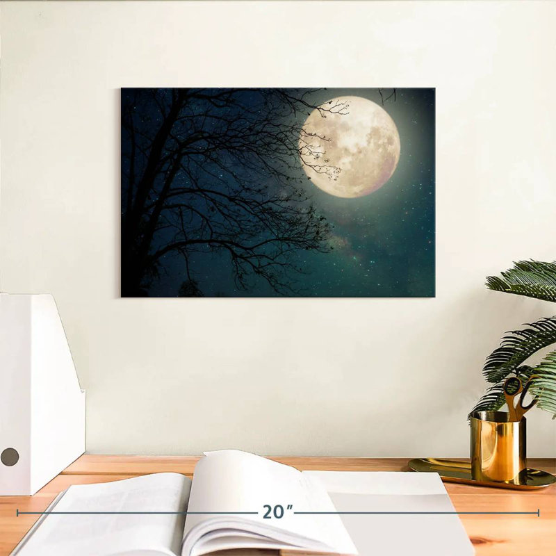 Oberle Starry Sky Full Moon, 8" H x 12" W