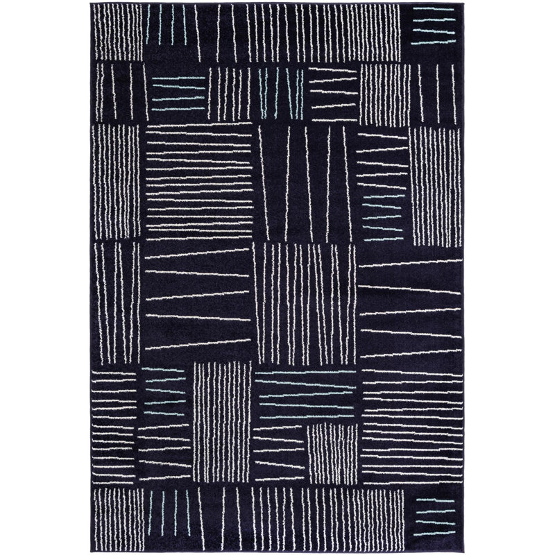Anaka Geometric Indoor Rug, Rectangle 6'1" x 9'