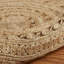 Tapis allemand en jute / sisal brun tressé à la main German-15209104