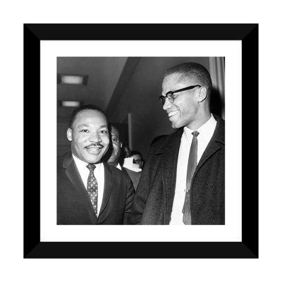 «King and Malcolm X 1960» - reproduction de photo