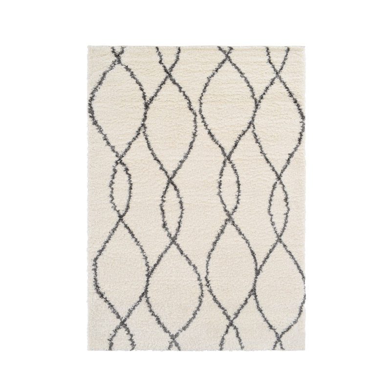 Elegido Abstract Shag Area Rug, Rectangle 160 x 230cm