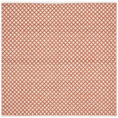 Tapis géométrique en coton tissé à plat Alpizar