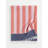 Breezy Bold Stripe Red Turkish Cotton Towel