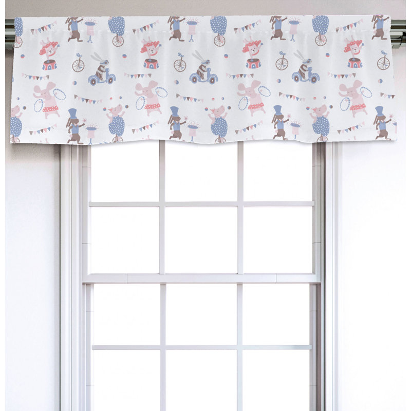 Sateen Ruffled Window Valance