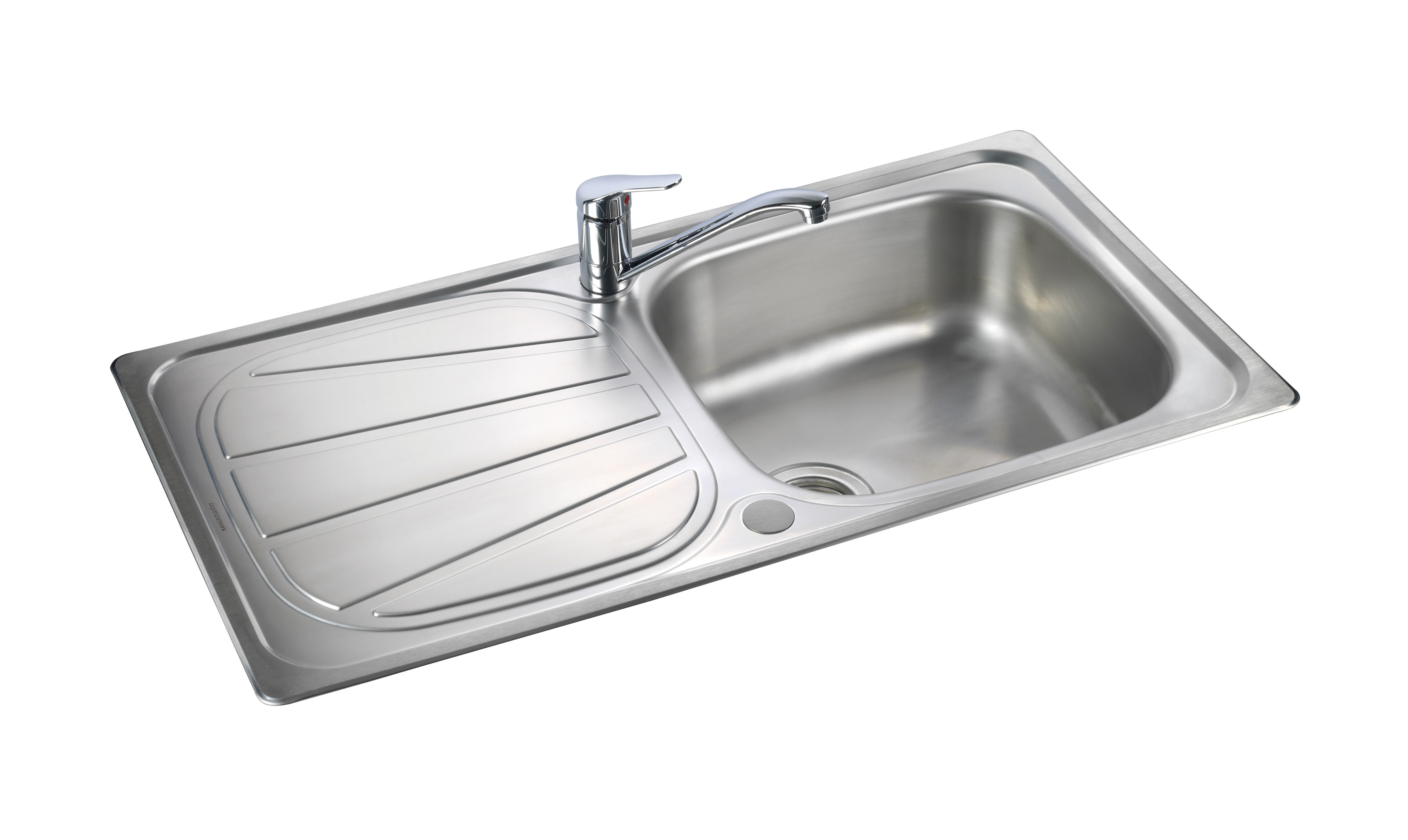 Rangemaster Sink & Taps Baltimore Single Bowl Inset Kitchen Sink ...