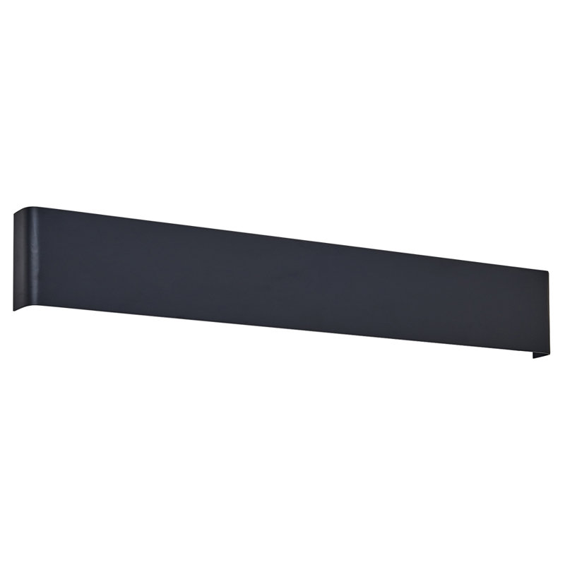 Pruter 35" LED Linear Flush Mount Wall Light, Noir