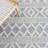 Peetz Hand Loomed Wool/Cotton Southwestern Rug in Blue/Ivory-36065954