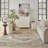 Haydel Machine Washable Area Rug in Ivory-97841364