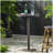 Outdoor 26" Round PE Rattan Bar Table, Multibrown