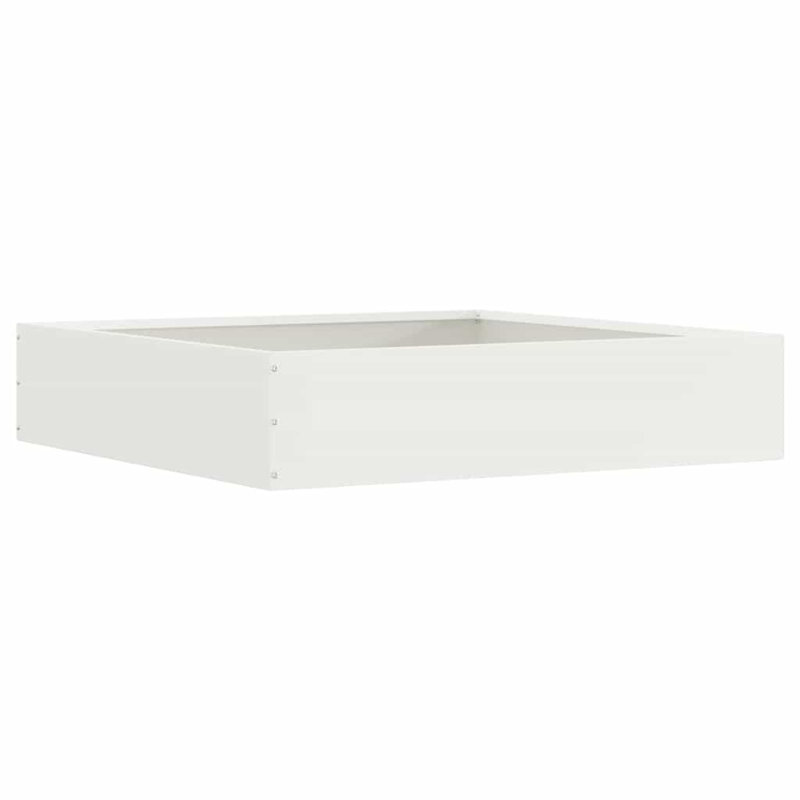 13 cm H Steel, 13cm H x 60cm W, White