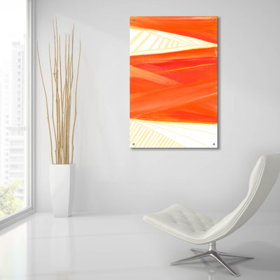 Epic Art 'Warm Rays 1' by Renee Kaelber Acrylic Glass Wall Art