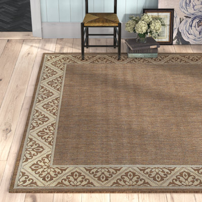 Tedrow Damask Indoor / Outdoor Rug