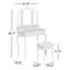 Ensemble coiffeuse et tabouret Kayo-582558105