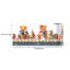 Bordure pelucheuse auto-adhésive pour enfant pelez et collez 15 pi x 5 po