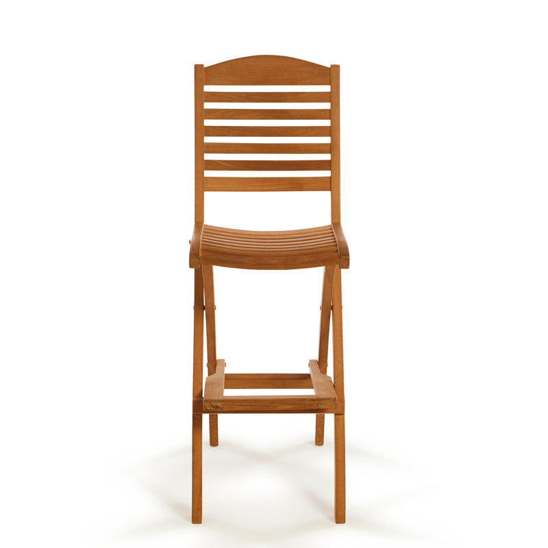 Tabouret de bar en teck Ellie-Maye