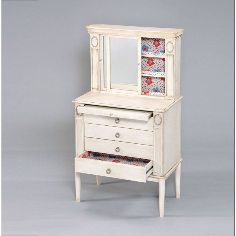Armoire à bijoux autoportante avec Miroir Leven