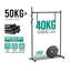 100cm Rolling Clothing Rack