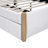 Upholstered Platform Bed with Wood Supporting Feet and Trundle Aevah-1784054972-1784054970