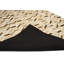 Tapis brun moderne en similicuir 8X10