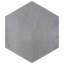 Carreau de mur et de sol en porcelaine 8,5 po x 10 po Recycle Hex