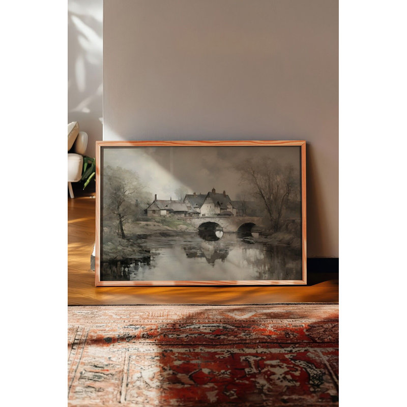 Peinture décorative encadrée