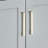 Pawley 72"'' Double Bathroom Vanity Base in Grey Only-76034501