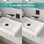 Robinet de salle de bain mural noir mat-118760819