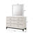 1pc Contemporary 6-Drawer Dresser White Finish Wooden Bedroom Furniture