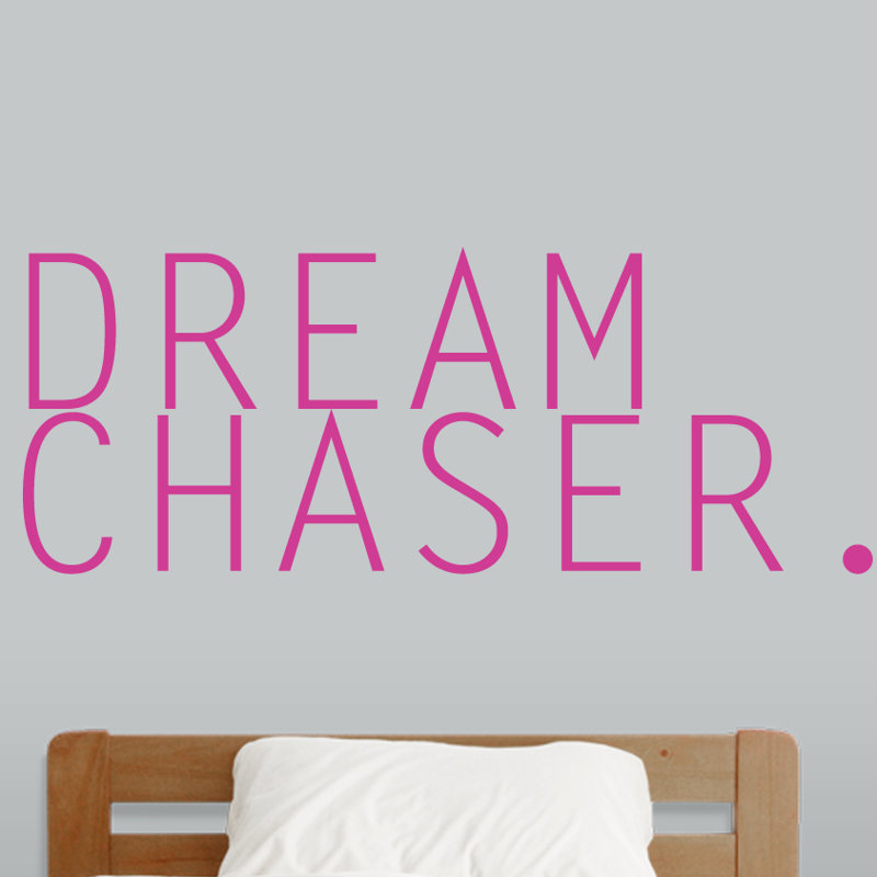 Décalcomanie murale chaser de rêve, Rose vif