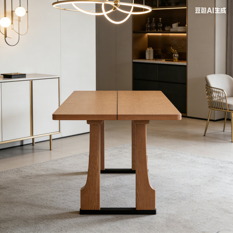 Table de salle à manger 63 ", Naturel